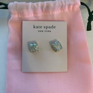 NWT Kate spade earrings opal color
